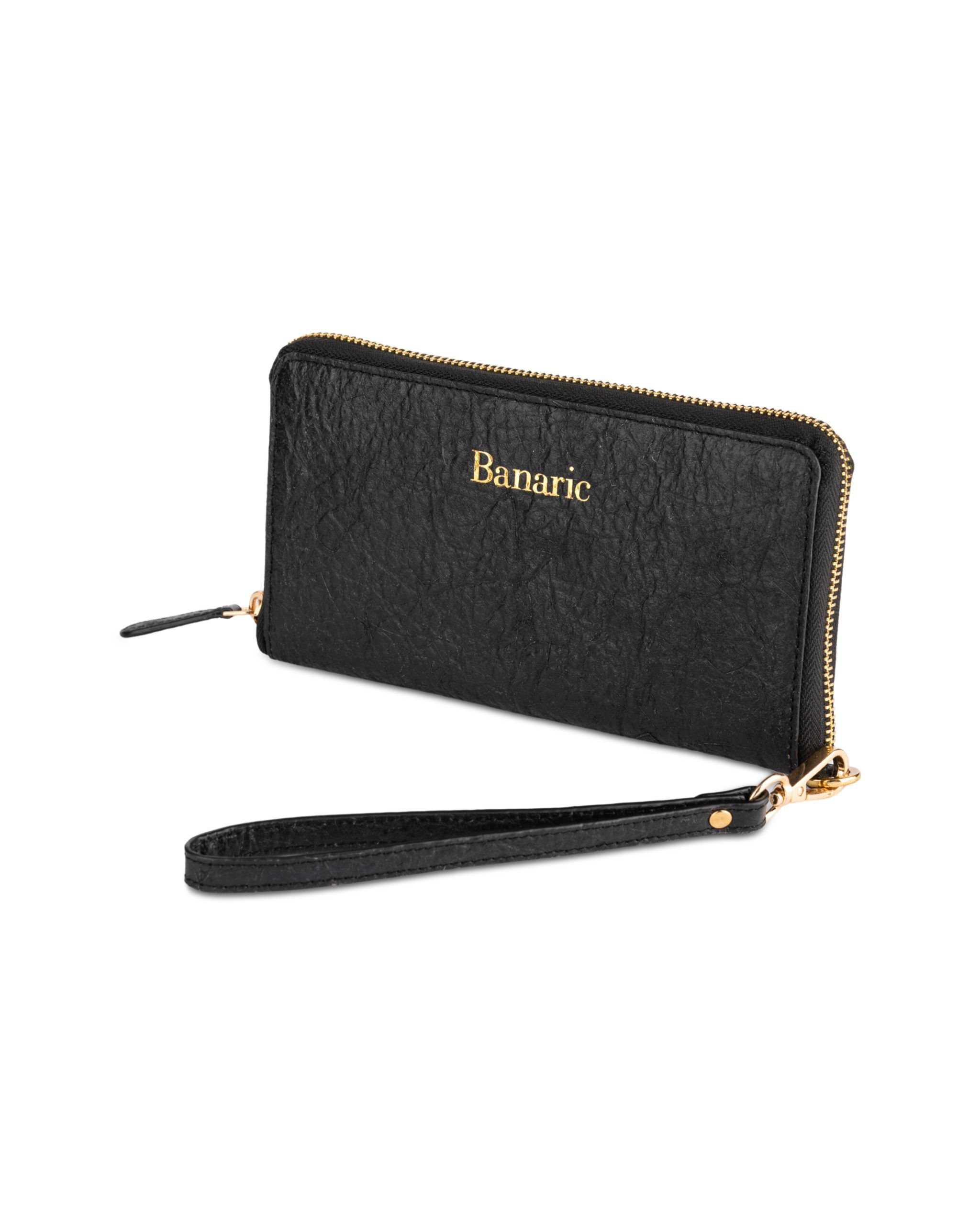 Black organic envelope made from eco-friendly material