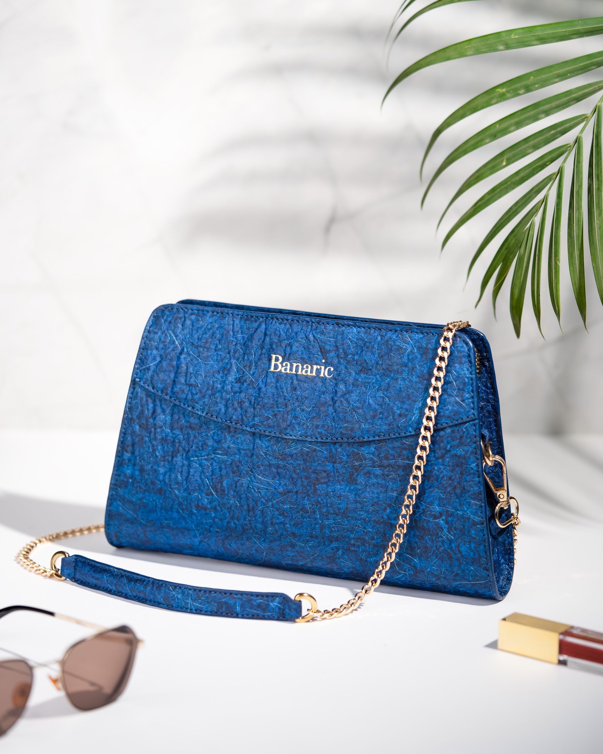 Blue Zen Clasp Crossbody